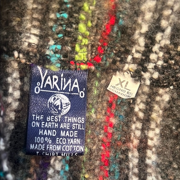 Striped Multicolor Hooded Sweater - Picture 2 of 5